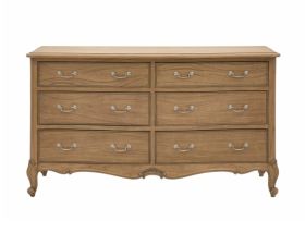 Tomona French-Inspired 6-Drawer Chest of Drawers - Weathered