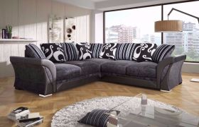 Shannon Chenille Fabric Corner Sofa Suite