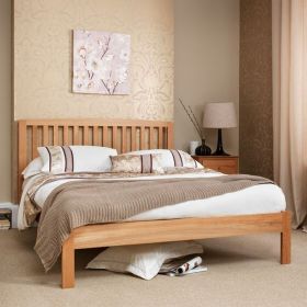 Thornton Oak Wood Bed - Small Double 4ft