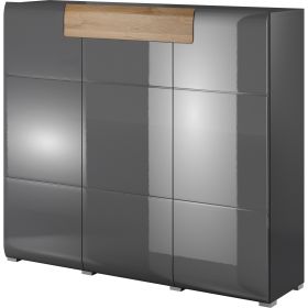 Ohio 76 Sideboard Cabinet - Grey Gloss