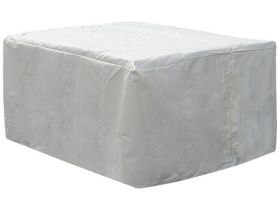 Garden Furniture Cover White  PVC Coated Polyester 320 x 120 x 90 cm Rain Cover 