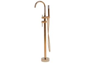 Bath Mixer Tap Copper Brass Freestanding Bathtub Faucet with Hand Shower Modern Design 