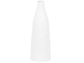 Decorative Vase White 54 cm Ceramic Minimalist Modern Scandinavian Decor 
