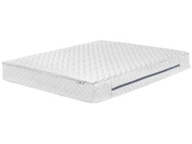 Pocket Spring Mattress Medium White 180 x 200 cm Polyester with Cooling Memory Foam with Zip 