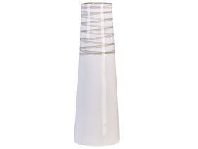 Decorative Vase White Terracotta Elegant Modern 