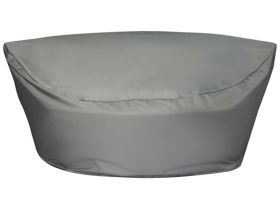 Garden Furniture Cover Grey PVC Coated Fabric 170 x 230 x 75 cm 