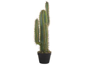 Artificial Potted Plant Green Synthetic Material Black Pot 78 cm Fake Cactus Decorative Indoor Accessory 