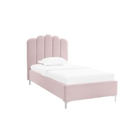 LPD Pink Velvet Single Bed