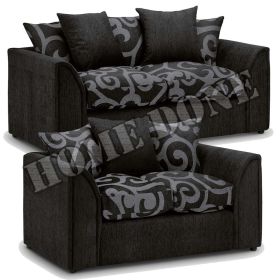 Zina Chenille Fabric 3 Seater and 2 Seater Sofa Set
