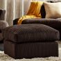 Footstool - CORDURA Jumbo Cord Brown