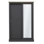 Devon 2 Door Sliding Mirror Wardrobe - Charcoal