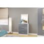 Lynx 4 Drawer Bedroom Chest - White and Grey