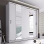 Artisan XIV 2 Door Sliding Wardrobe 220cm - White Black
