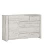 Angel 1 Door 2+3 Drawer Chest - White Craft Oak