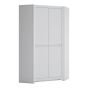 Novi 2 Door Corner Wardrobe - Alpine White