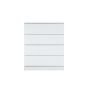 White Chest of Drawers - OPAL Medium Chest  4 Drawers