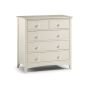 Cream Chest of Drawers - CAMDEN Medium Chest  5 Drawers