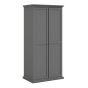 Paris Wardrobe with 2 Doors in Matt Grey