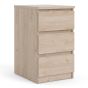 Naia Bedside 3 Drawers in Jackson Hickory - Oak