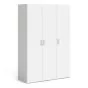 3 Door Wardrobe - White