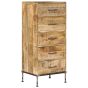 Chest of Drawers 45x35x106cm Solid Mango Wood