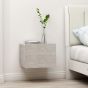 Bedside Cabinets 2 pcs Concrete Grey 40x30x30cm Engineered Wood - Kade