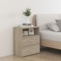 Bed Cabinets 2 pcs Sonoma Oak 50x32x60cm