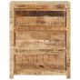 Oak Finish Chest of Drawers - GEMA Small Chest 3 Drawers