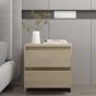 Bedside Cabinet Sonoma Oak 45x34.5x44.5cm Engineered Wood