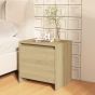 Bedside Cabinet Sonoma Oak 45x34x44.5cm Engineered Wood