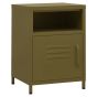Nightstands 2 pcs Olive Green 35x35x51cm Steel - Ruhao