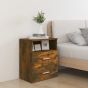 Bed Cabinet Smoked Oak 50x32x60cm