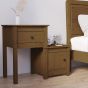 Bedside Cabinet Honey Brown 79.5x38x65.5cm Solid Wood Pine