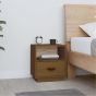 Bedside Cabinet Honey Brown 40x34x45cm Solid Wood Pine - Luchy