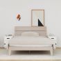 Bedside Cabinets 2 pcs White 40x34x55cm Solid Wood Pine - Blais