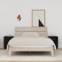 Bedside Cabinets 2 pcs Black 40x34x55cm Solid Wood Pine - Xihu