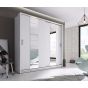 Artisan XIV 2 Door Sliding Wardrobe 220cm - White