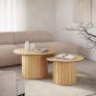 ROTTORIA Coffee Table Oak Vincenza 80cm