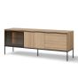 VISSORA TV Cabinet Oak Linear 167cm