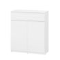 ESSENZA Hallway Cabinet White Matt 92cm