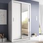 Artimas VI - 2 Sliding Door Wardrobe 120cm - White Matt