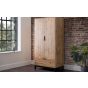 Bali 2 Door 1 Drawer Wardrobe - Brown