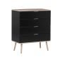 4 Drawer Chest Black WALPI