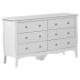 6 Drawer Chest White
