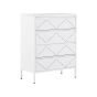4 Drawer Metal Chest White MATANA