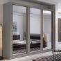 Artimas II Sliding Door Wardrobe 250cm - Grey Matt
