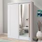 React Sliding Door Wardrobe 150cm - Anderson Pine