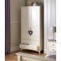 Cameo White 2 Door Combination Wardrobe