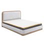ISOLA Double Wooden Bedrame - White