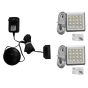 FENDALL LED Down Light Set for Cabinets with Foot Switch - White